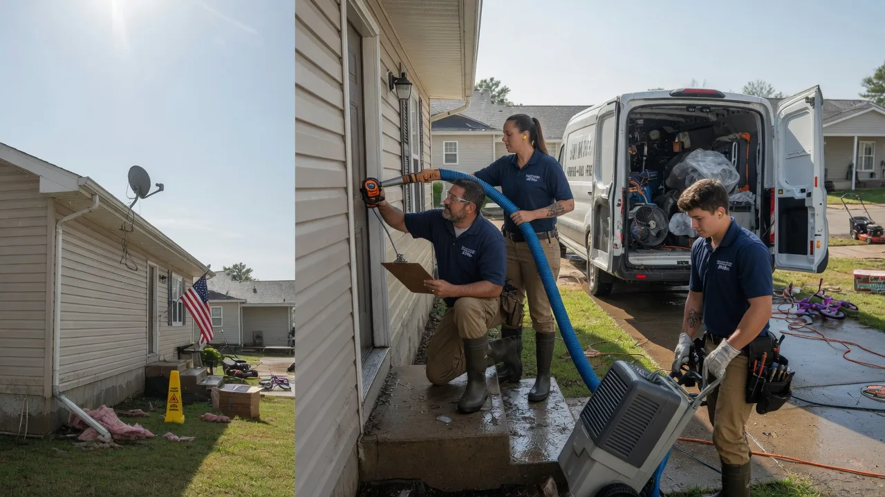 Ceiling Water Damage Restoration in Braddock, PA near me